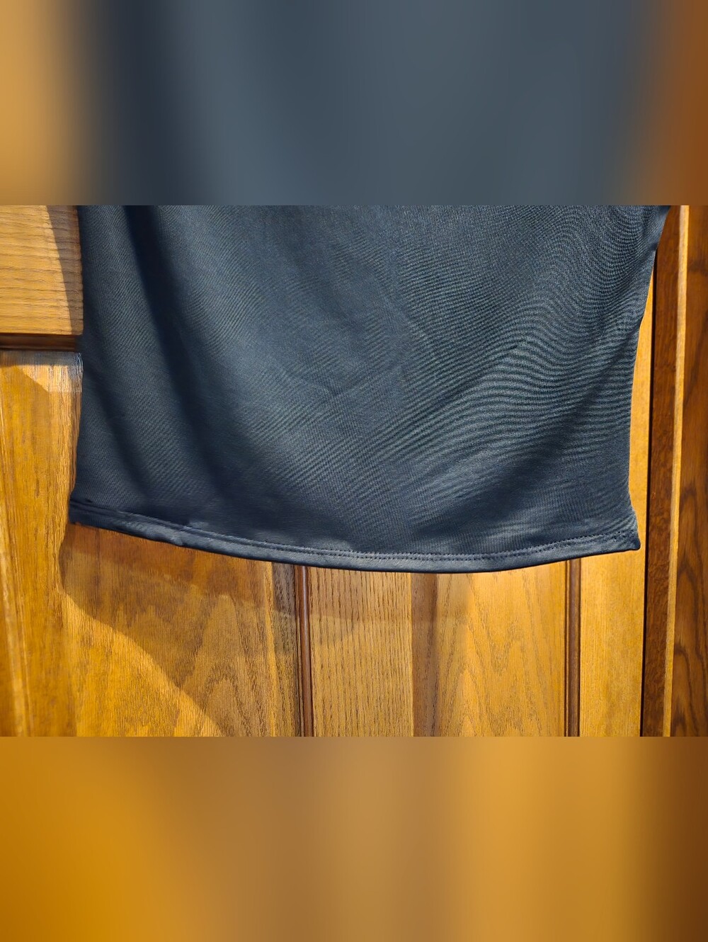 Classic Black Boatneck Sleeveless Tank Top - Picture 4 of 9